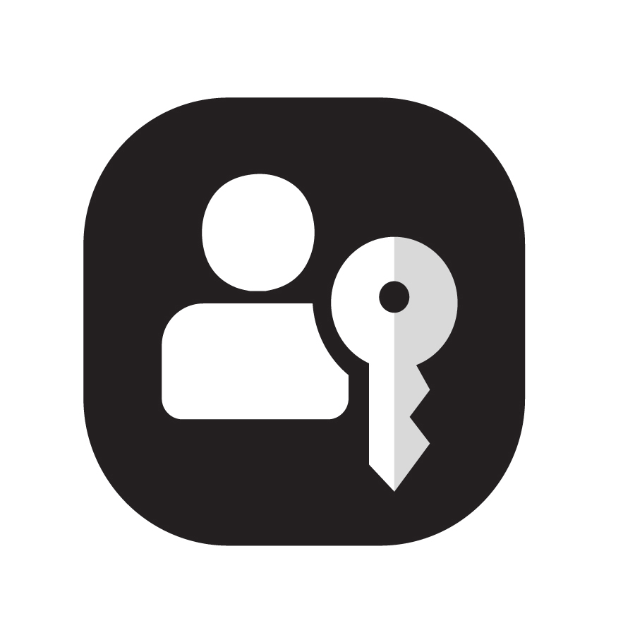 FIDO Alliance FIDO Passkey mark B black