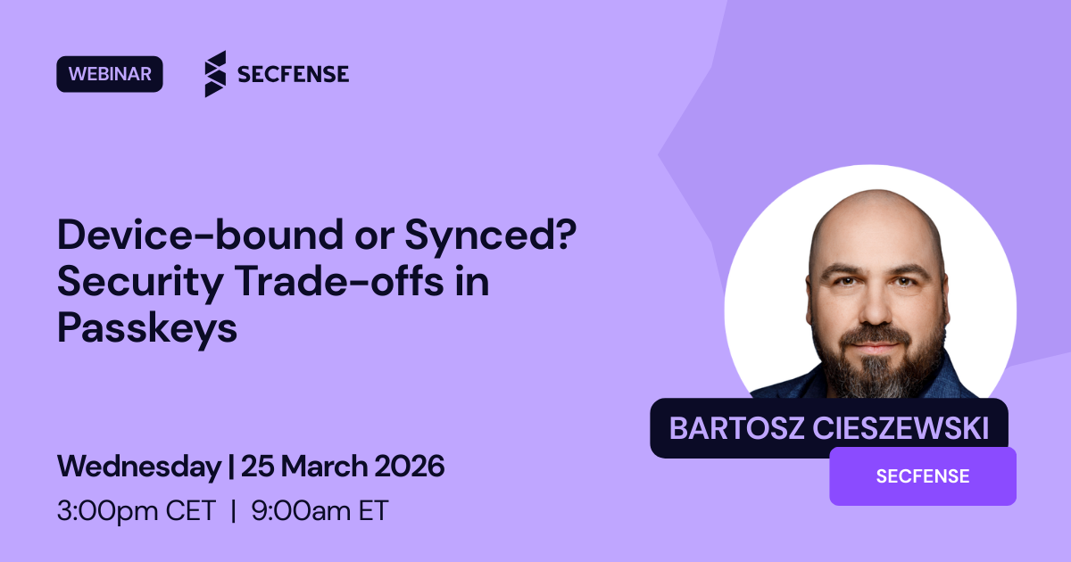 FIDO Member Webinar Secfense